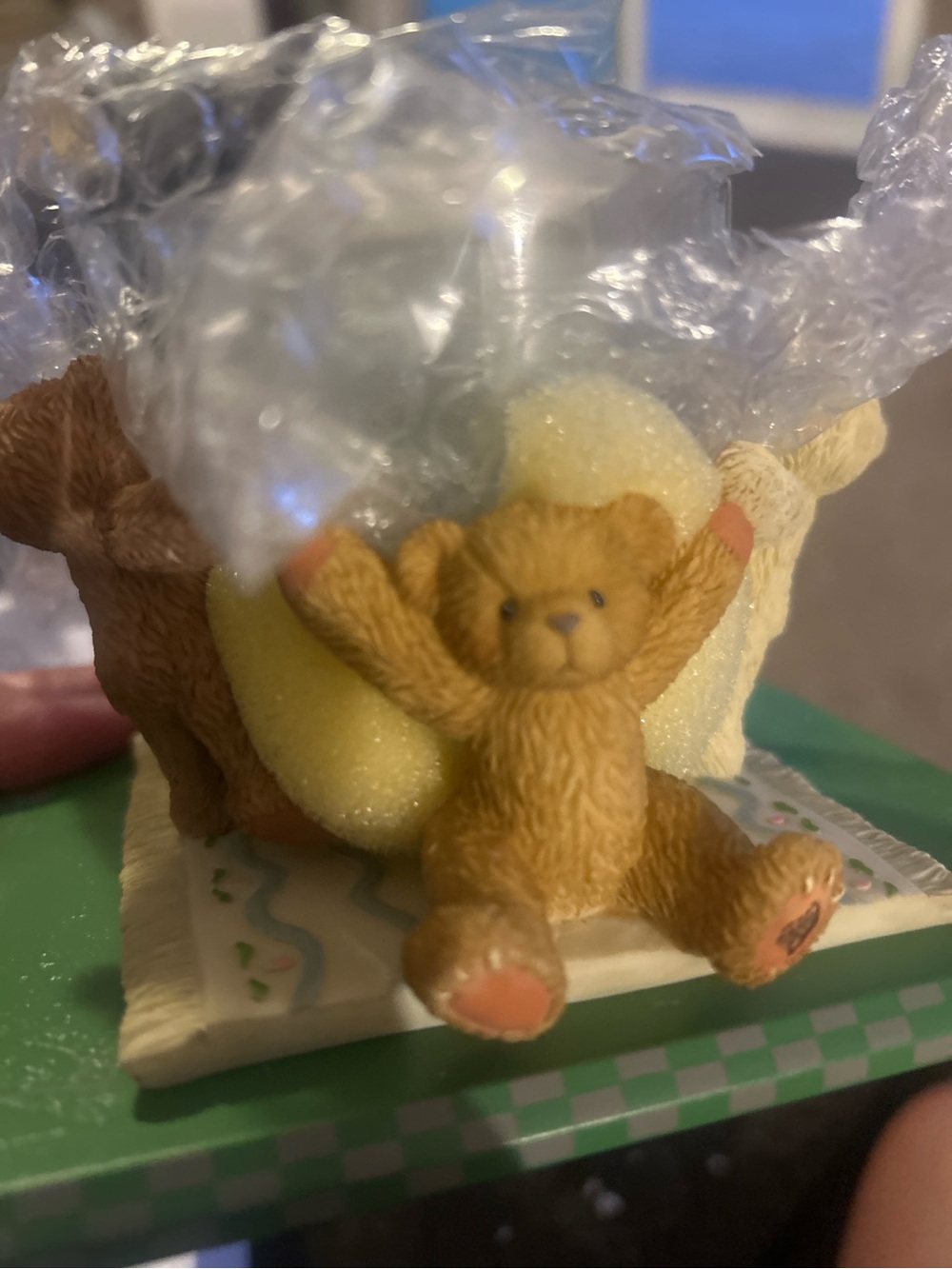 Cherished Teddies 834149 Three Friends Votive Holder With Base 2000